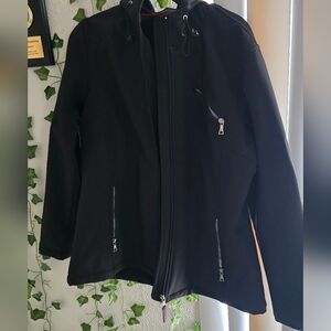 Tommy Hilfiger Womans Winter Black Waterproof Jacket